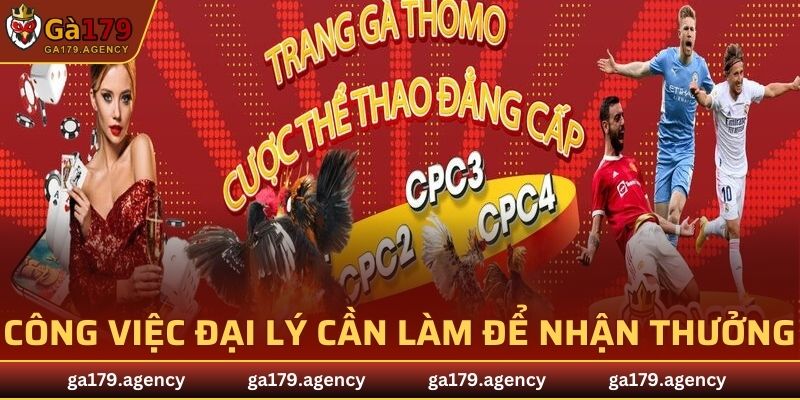 Công việc đại lý hợp tác nhà cái cần làm để nhận thưởng