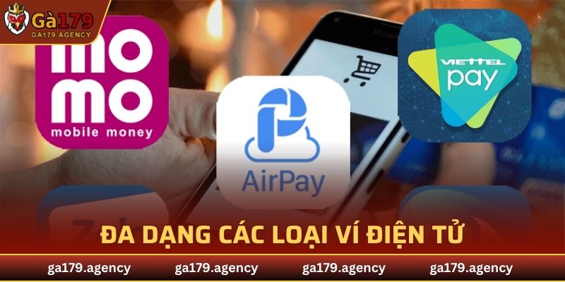 Đa dạng các loại ví điện tử để bạn lựa chọn