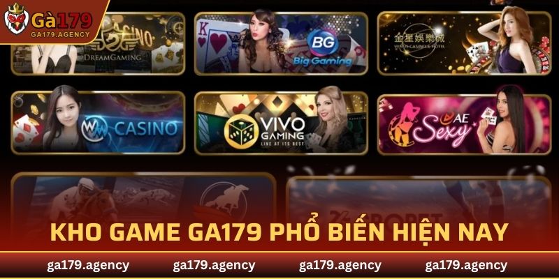 Các chuyên mục game hấp dẫn được trải nghiệm khi gia nhập GA179