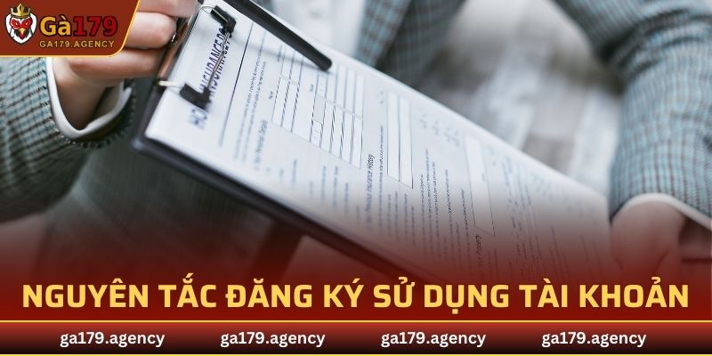 Nguyên tắc đăng ký, sử dụng tài khoản cá cược