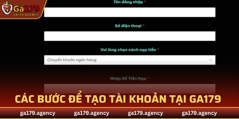 Tạo account đơn giản khi tham khảo bài viết giới thiệu GA179 này