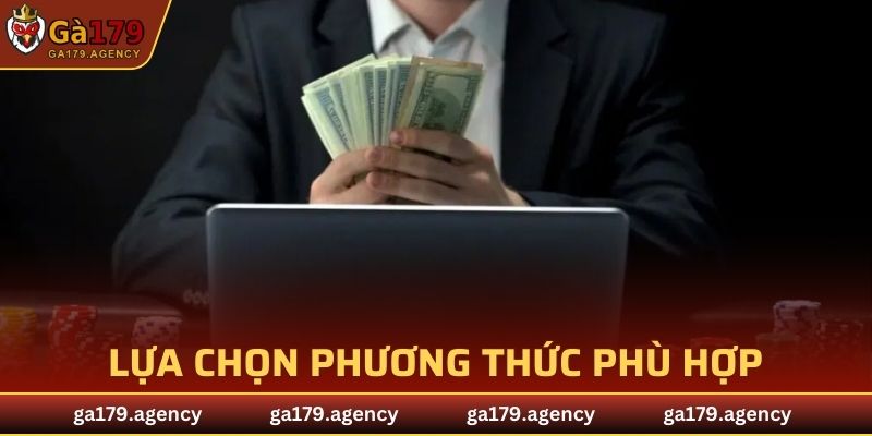 Thành viên nên lựa chọn phương thức phù hợp để hạn chế rủi ro